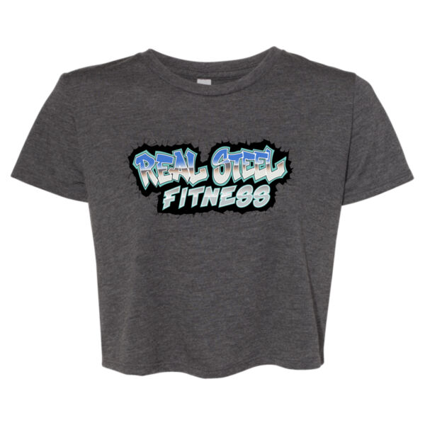 Ladies' Flowy Cropped Tee (Graffiti Logo) Thumbnail